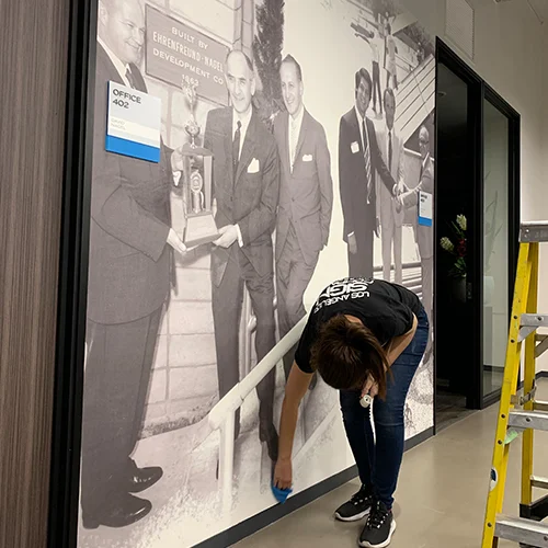 corporate wall graphics